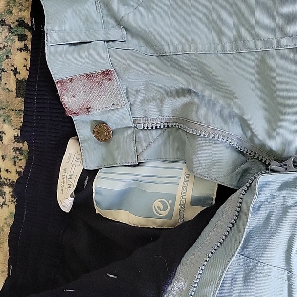 Powder Room Snowboard Pants - baby blue, women size M - Picture 4 of 6